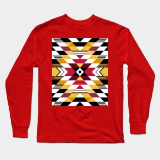 Modern Tribal Pattern Long Sleeve T-Shirt
